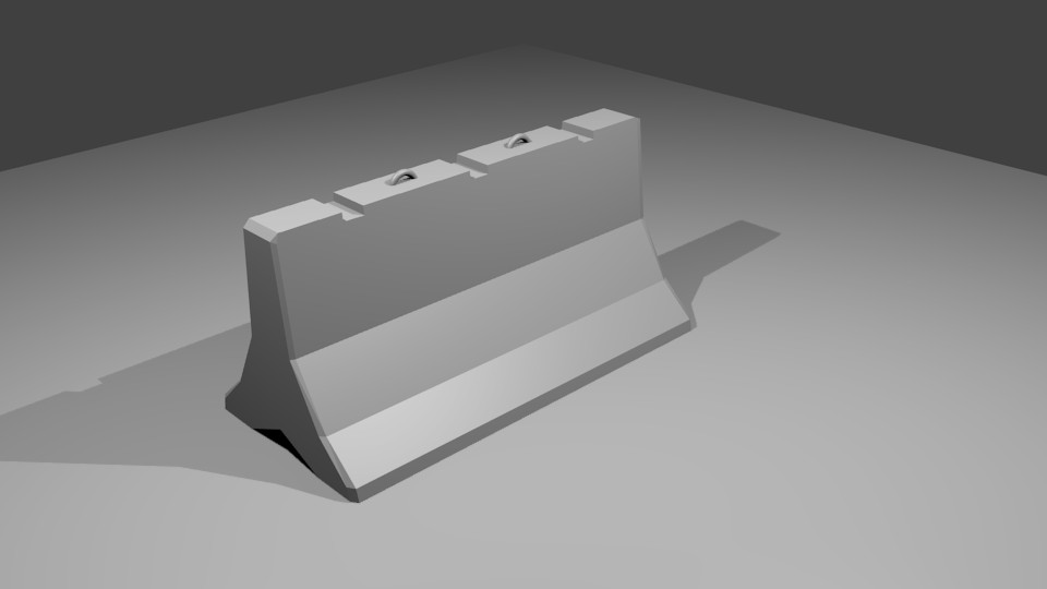 Concrete Barrier preview image 1