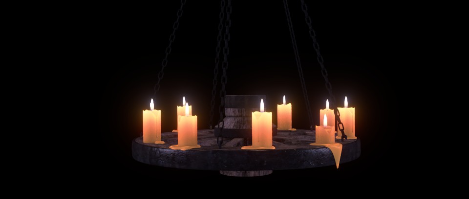 old chandelier alter Kronleuchter 2  orginal by komtraya preview image 1