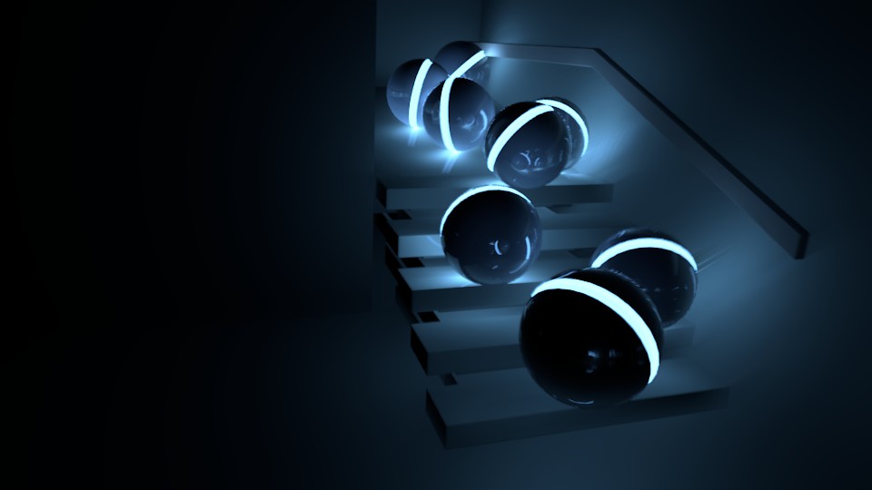 Glowing balls - Indirect lightning preview image 1