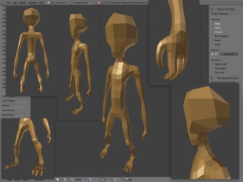 Skin modifier character setup preview image