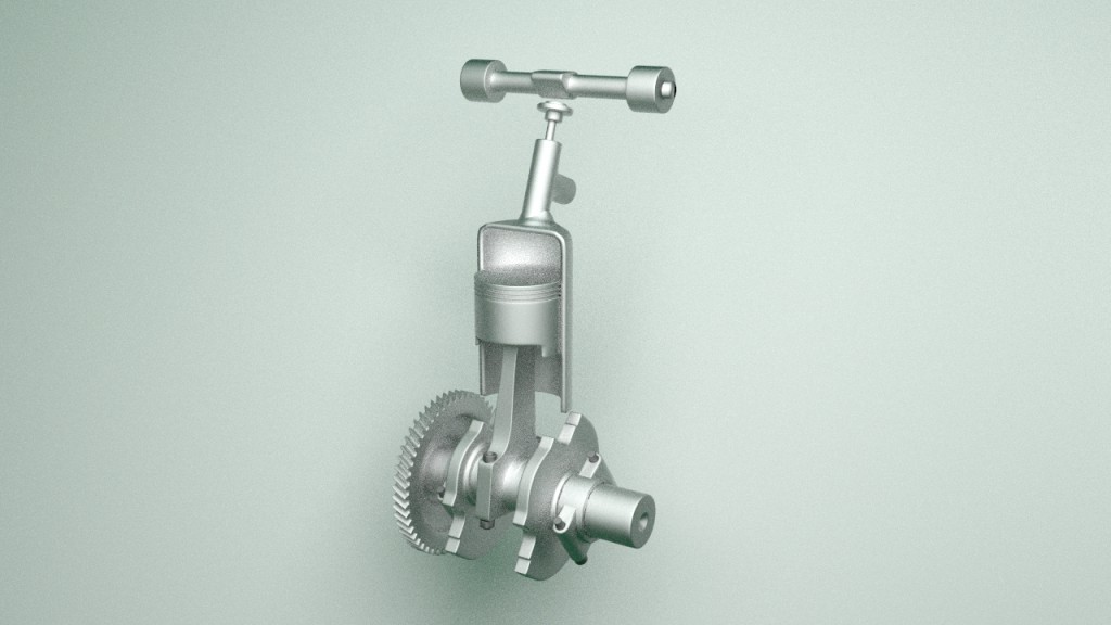 Diesel motor animated preview image 1