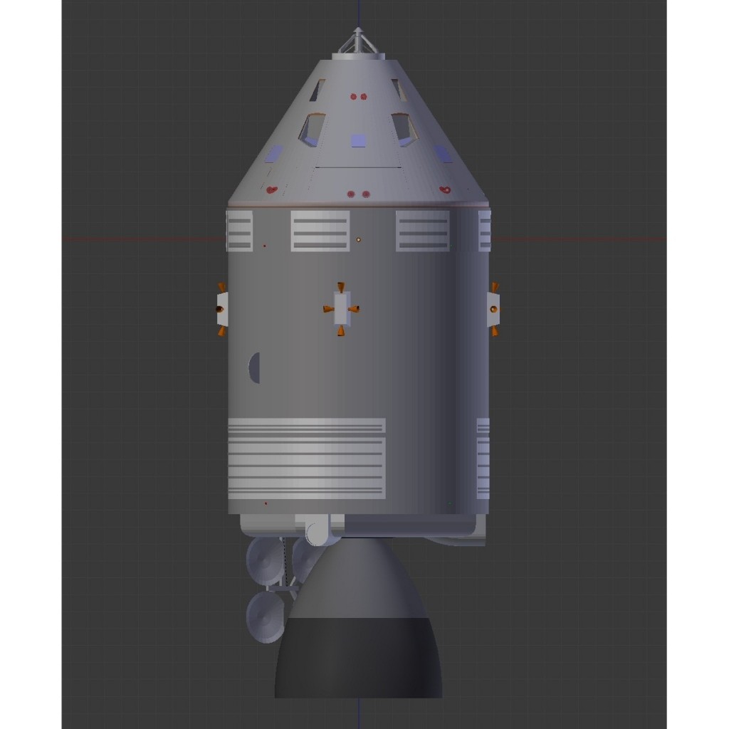Apollo 3D: Command Module and Service Module  Block 2  preview image 2