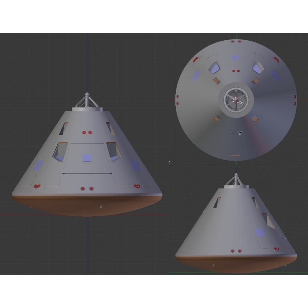 Apollo 3D: Command Module and Service Module  Block 2  preview image 5