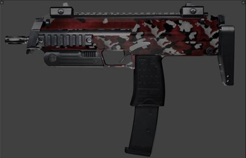 MP7  Red Camo  preview image