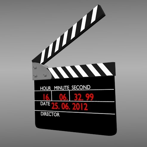Film/Video Slate/Clapperboard/Clapboard Alarm clock preview image 1