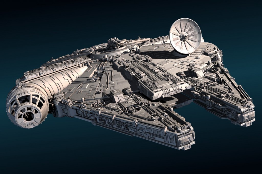 Millennium Falcon  (High Poly) preview image 1