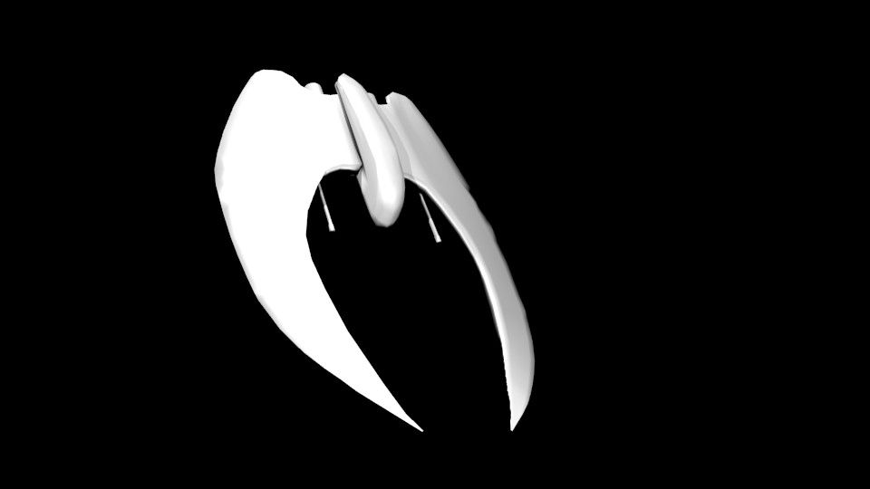 Cylon Raider untextured preview image 1