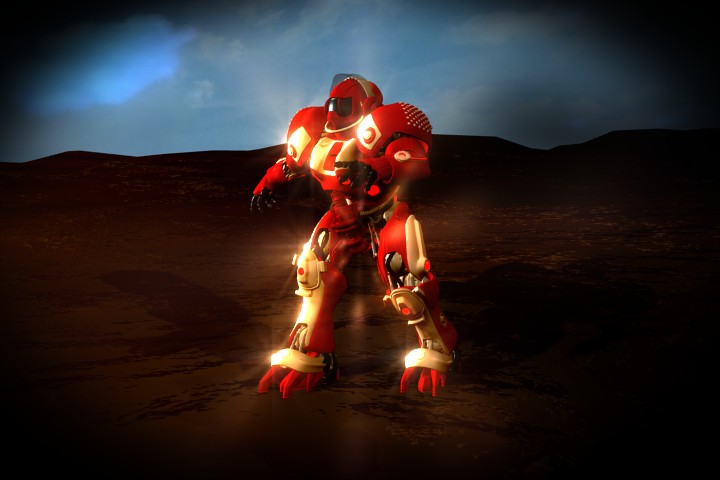 space siut rigged preview image 1