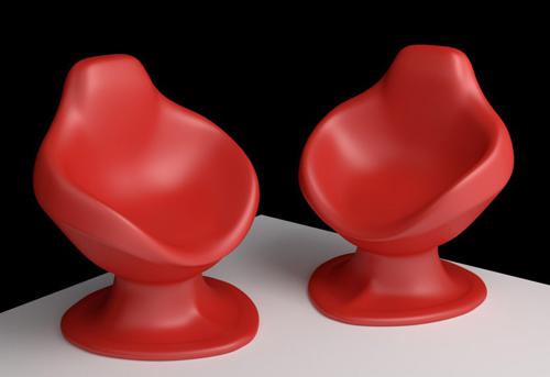 Red Plastic Chair preview image