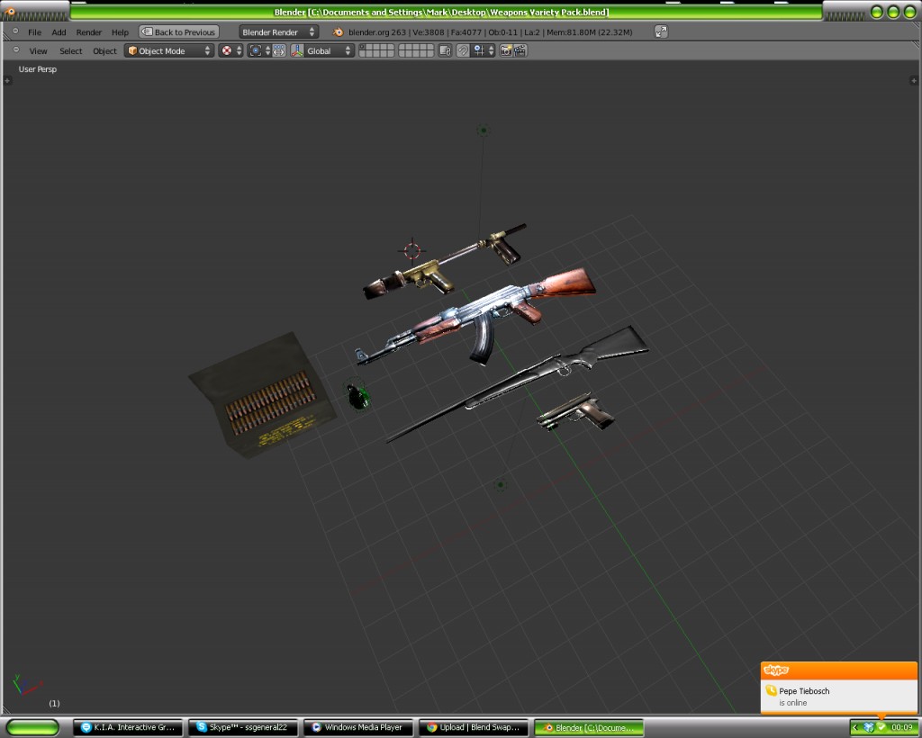 Low-poly Weapons Variety Pack preview image 1