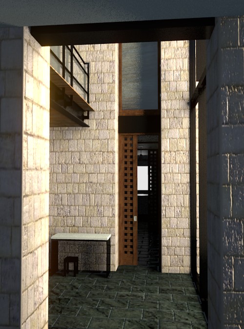 Interior Hallway: Internal Renderer preview image 1