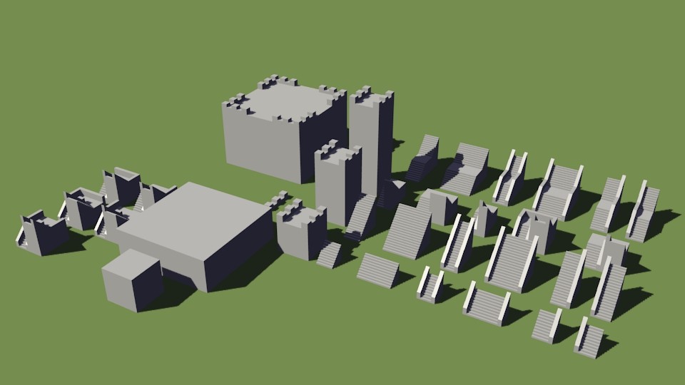 Castle Building Pack #1 preview image 1