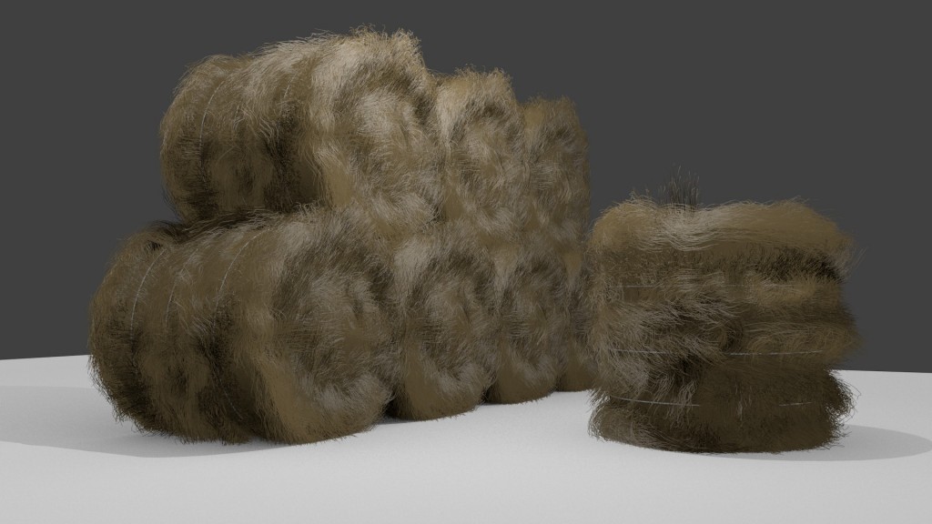 3D Hay bail preview image 1