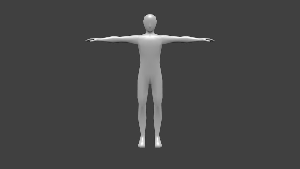 Low poly male preview image 1