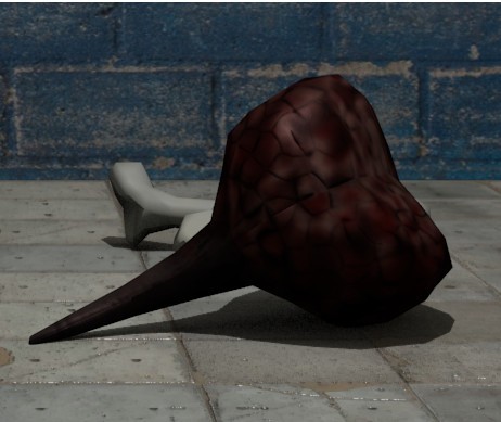 Brain Gib Lowpoly & Highpoly preview image 1