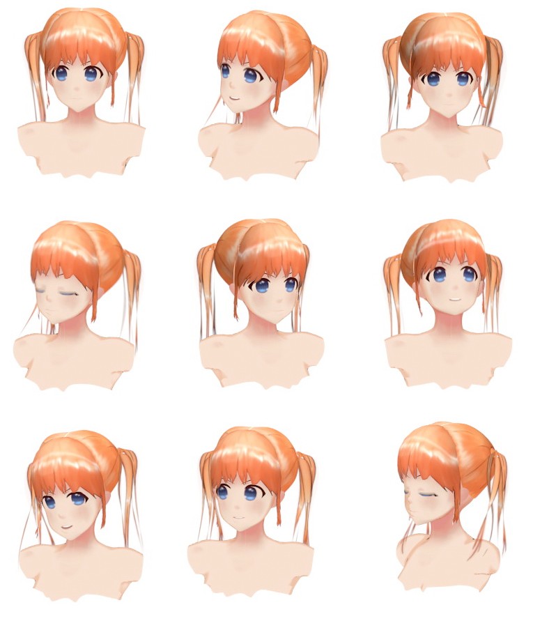 Blend Swap  Anime Character Rendering Test