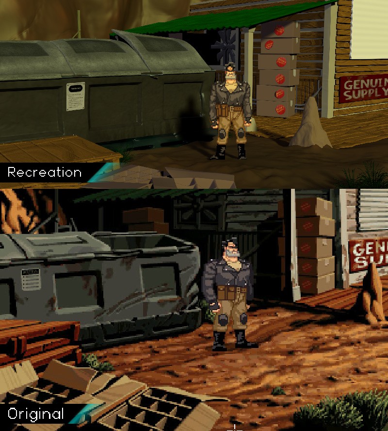 Full Throttle  Dumpster Scene  preview image 1