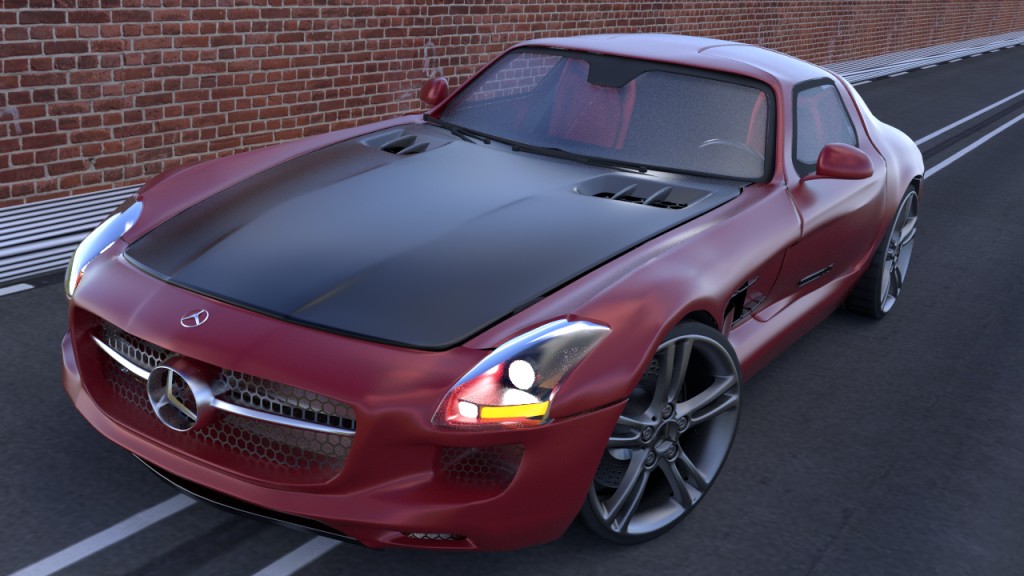Mercedes Benz SLS AMG roadster.  preview image 1