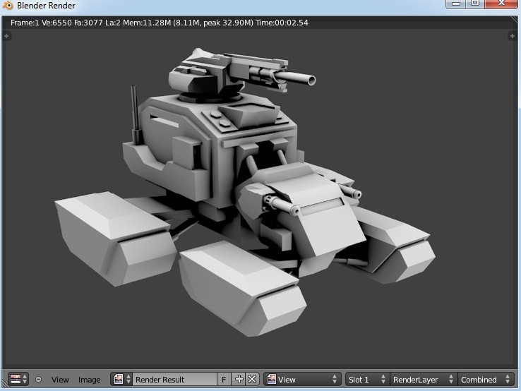 Sci-fi Light tank preview image 1