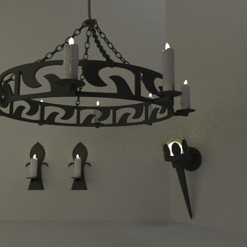 Middle Age Candle Holders preview image