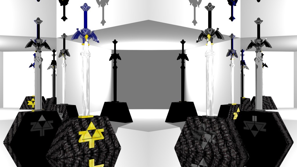 The Master Sword and Hylian Shield from LOZSS preview image 3