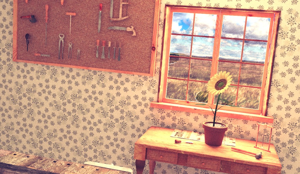 SunFlower in a Workshop preview image 1