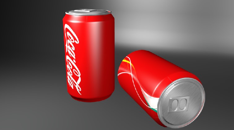 Soda Can - Low poly preview image 1