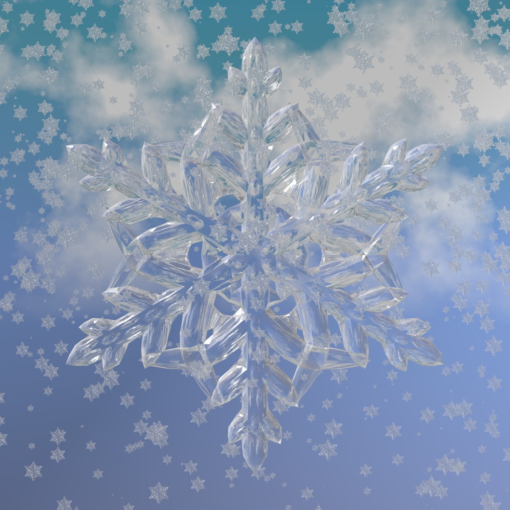 Snowflake Scene preview image 1