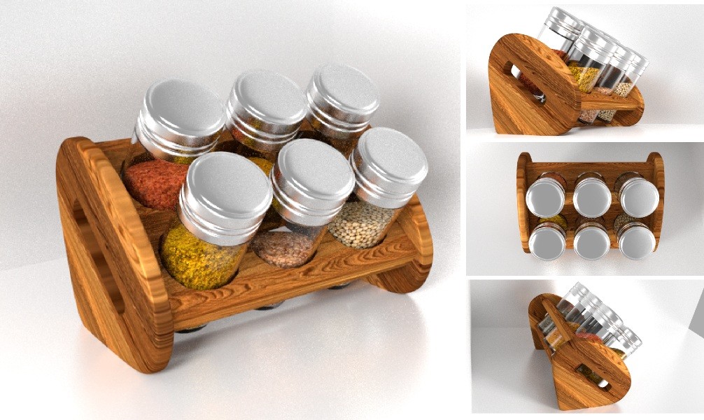 Spice Jar Bottle Set preview image 1