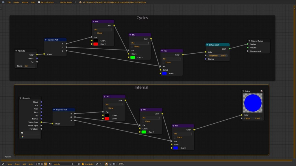 Material 3 in 1 (Vertex Color mask) preview image 2