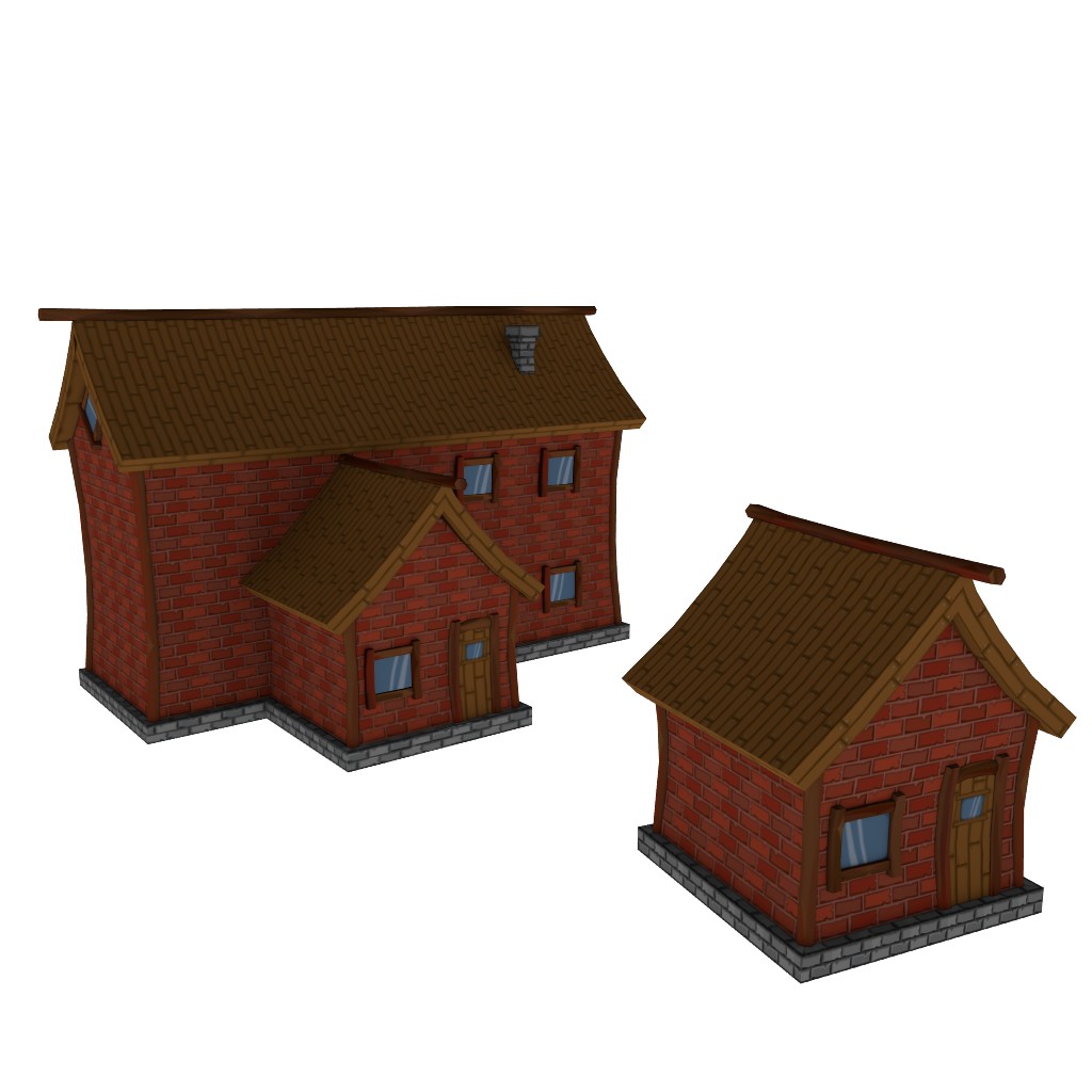 Cartoony Houses preview image 1