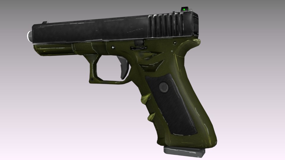 Glock 17- Textured Game Ready preview image 1