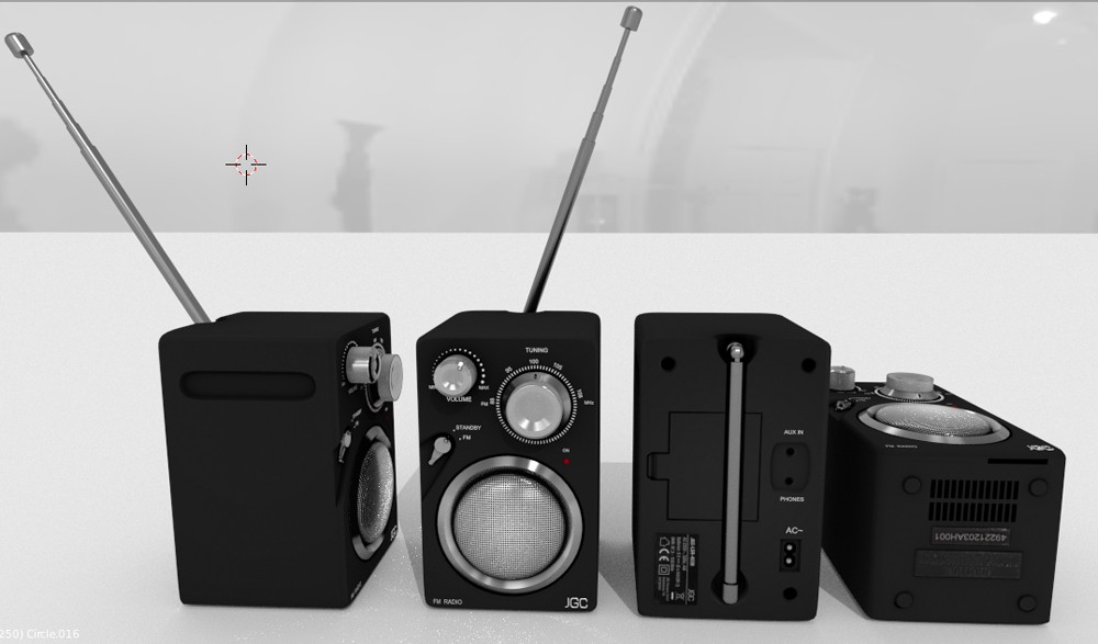 JGC Radio Rigged and Animated  preview image 3