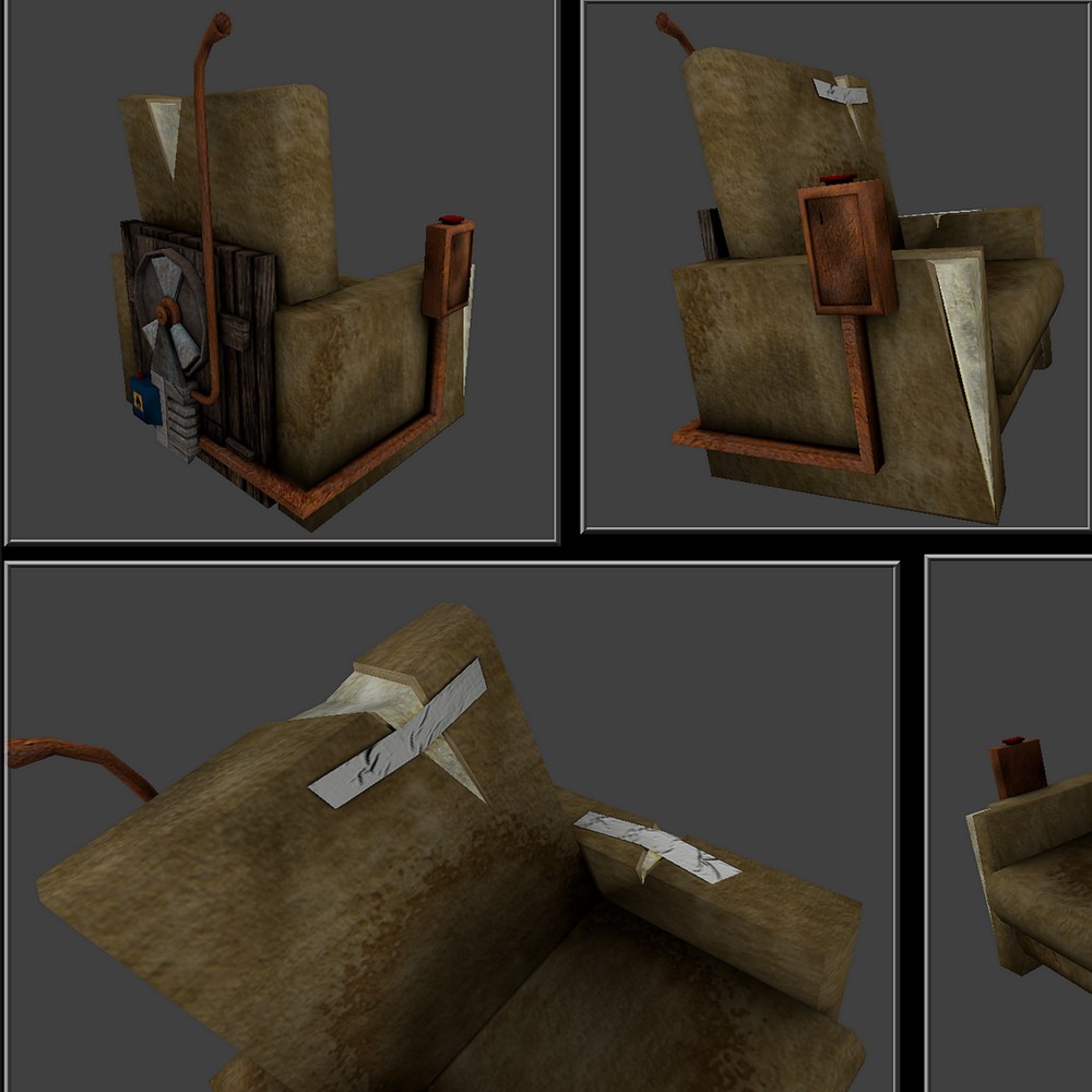 petrol powered vibration chair preview image 1