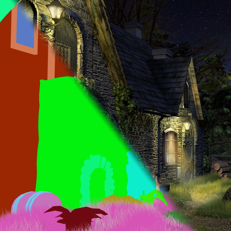 Random diffuse colors for material ID map preview image 1