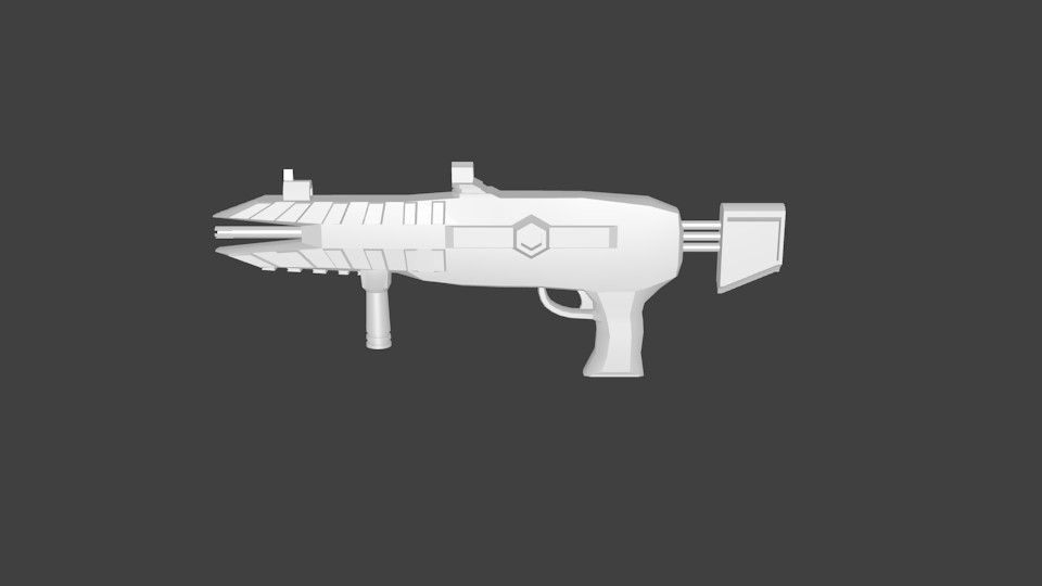 Sci-Fi Assault Rifle preview image 1
