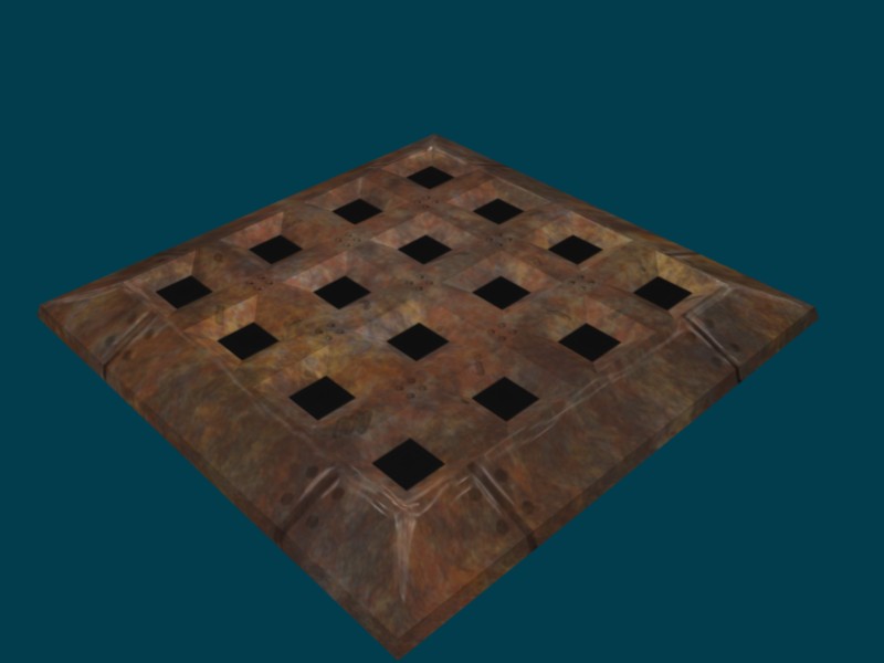 Spyke trap Low poly preview image 2