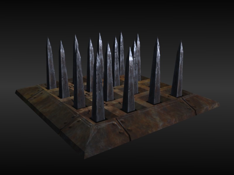 Spyke trap Low poly Mk2 preview image 1