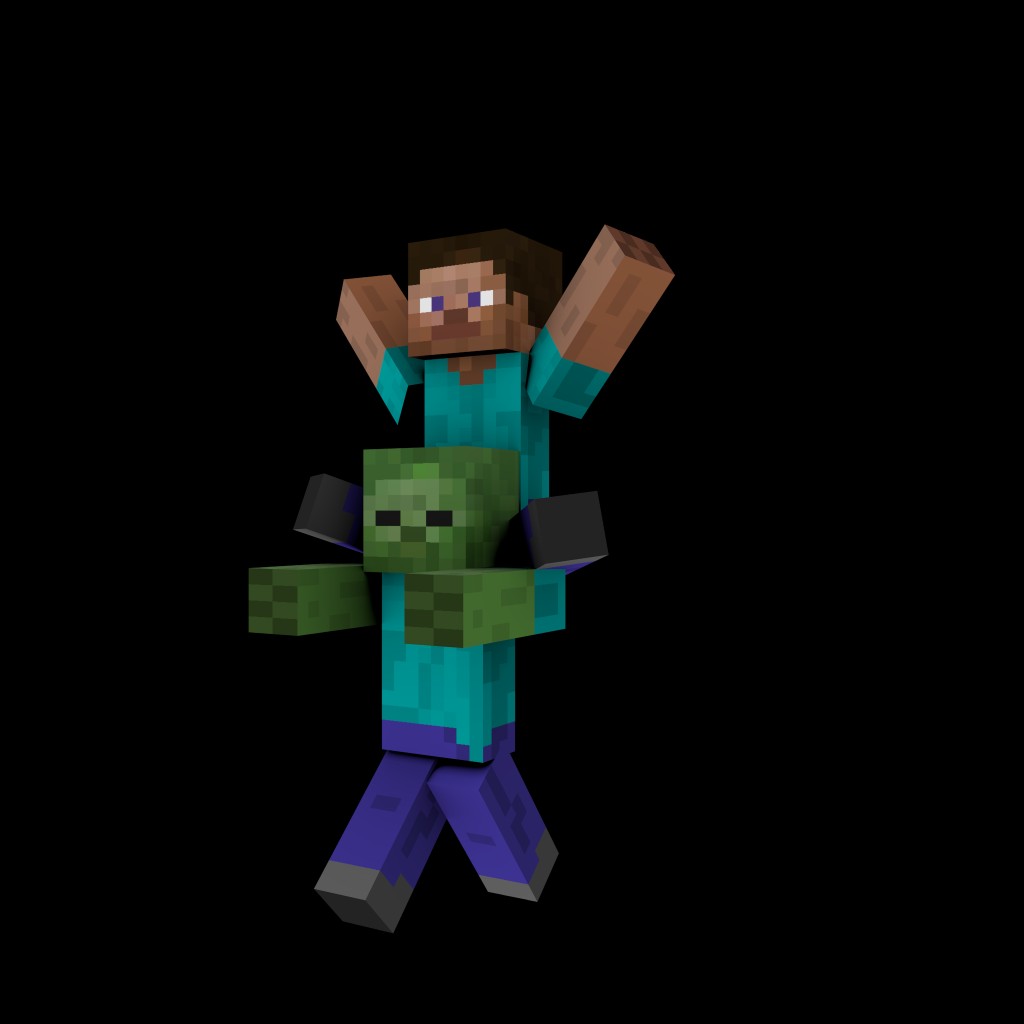 Minecraft Mob (Rigged) & Weapon Collection  preview image 3