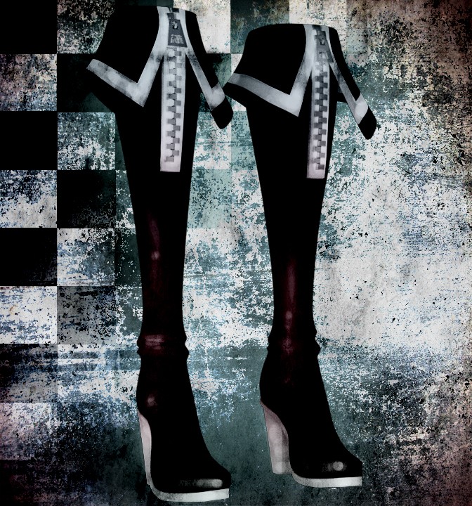 Black Rock Shooter-boots preview image 2