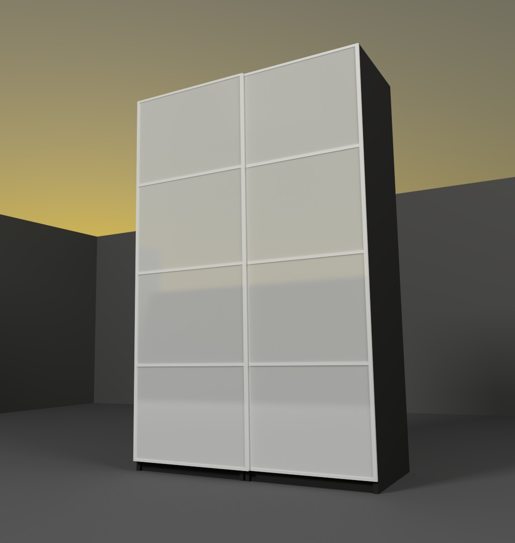 Wardrobe with sliding doors IKEA PAKS preview image 1