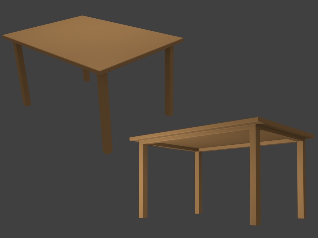 Mesa sin Texturas preview image 1