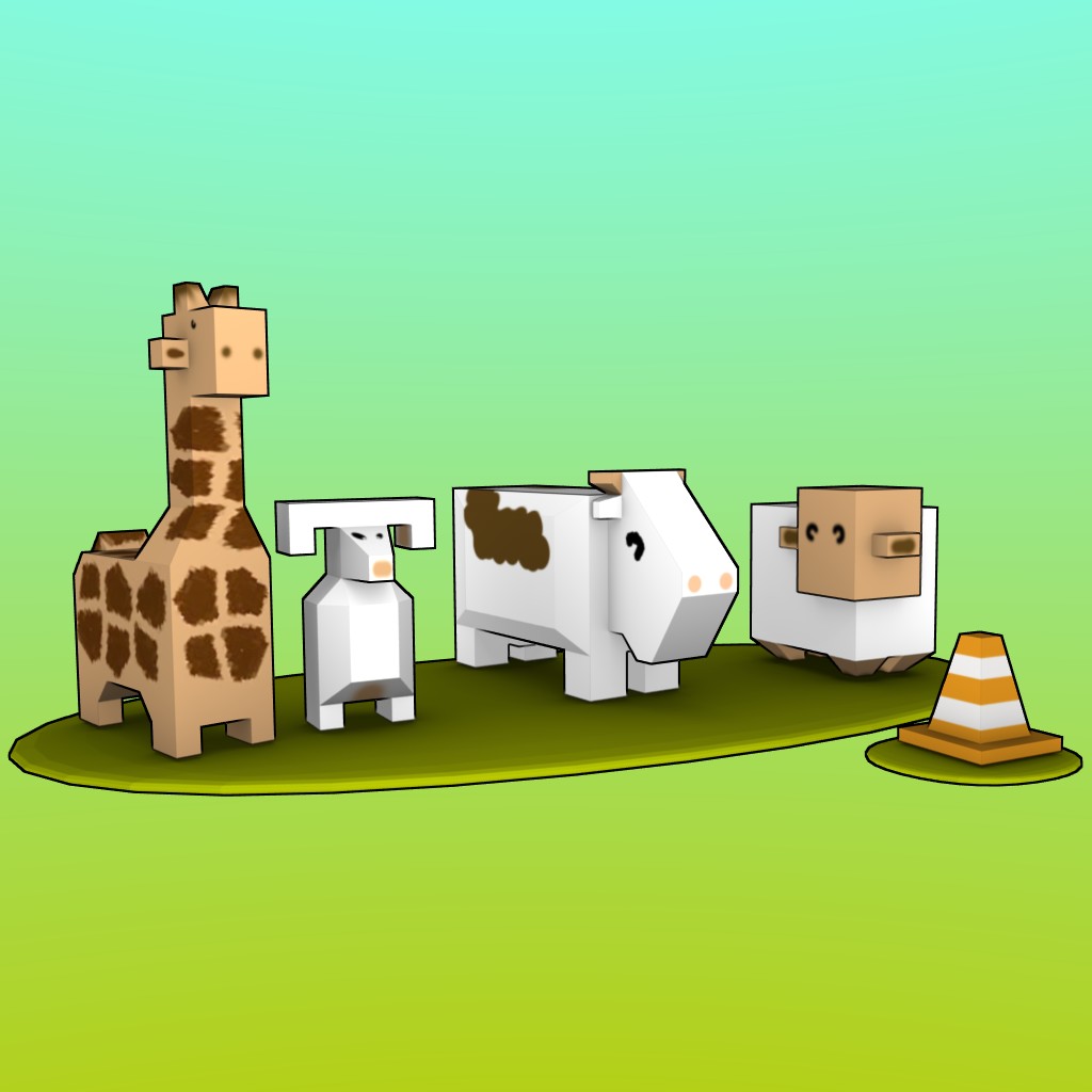 Low poly animals preview image 1