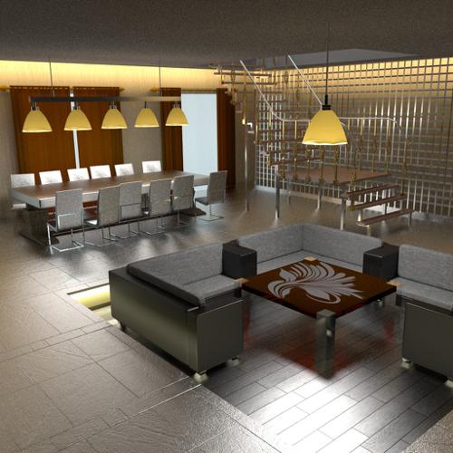 Modern living room preview image