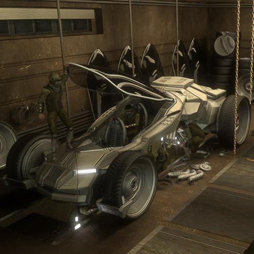 Futuristic Car preview image