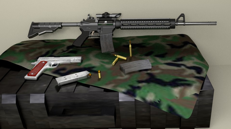 M4 Carbine + Colt 1911 preview image 1