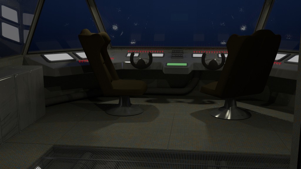 Scifi Bridge Scene preview image 1