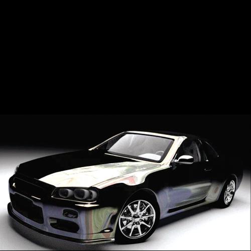 Nissan Skyline with texture preview image