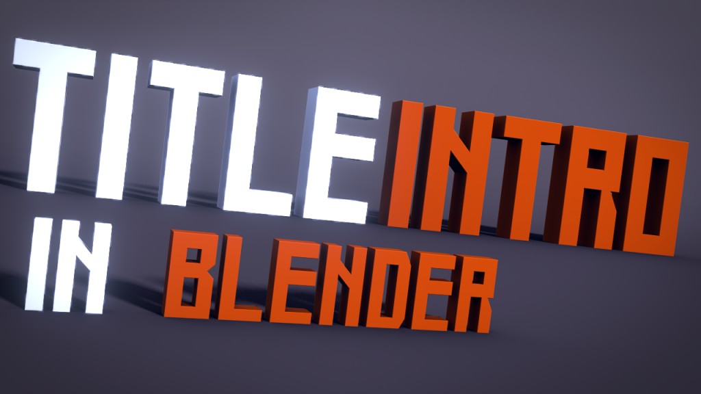 Title Intro preview image 1