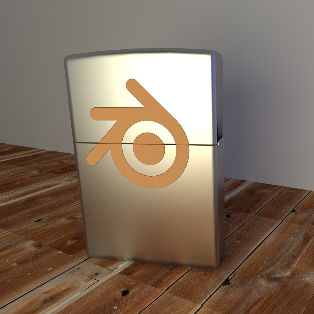 Blender Logo ZIPPO preview image 1
